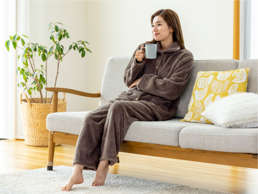 ふわもこ生地のあったかルームウェア